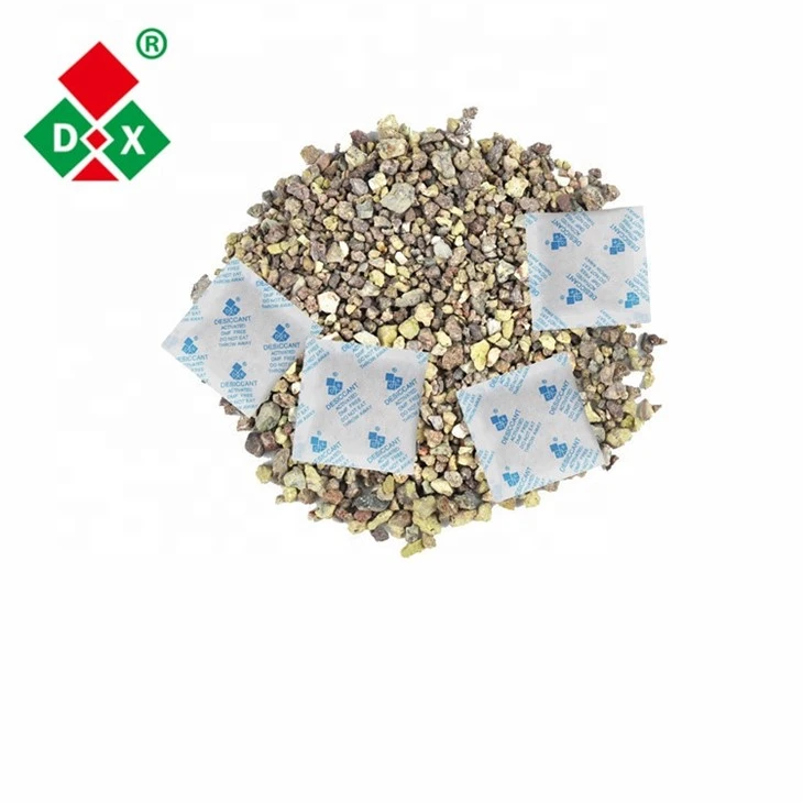 Customized bentonite clay desiccant packets